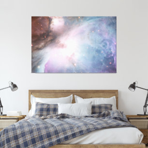Impressão Em Tela Foto do espaço pastel da nebulosa de Órion Messier