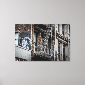 Impressão Em Tela Foto do Grafite da Rua Nova Iorque