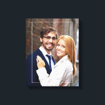 Impressão Em Tela Foto do Quadro Chic e Monograma<br><div class="desc">canvas de fotos sangradas do cheio com uma elegante estrutura fina e um monograma de 3 letras. Personalize-o com sua data de casamento,  nome de família ou qualquer texto de sua escolha para uma bela e única obra de arte de parede.</div>