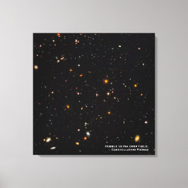 Impressão Em Tela Foto do telescópio Hubble Ultra Deep Field Galaxie