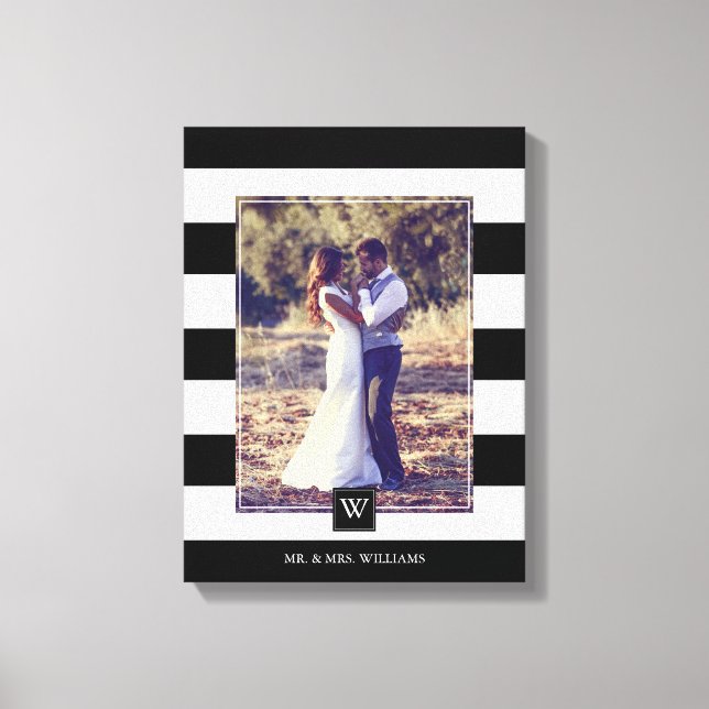 Impressão Em Tela Foto em branco e preto moderno (Frente)