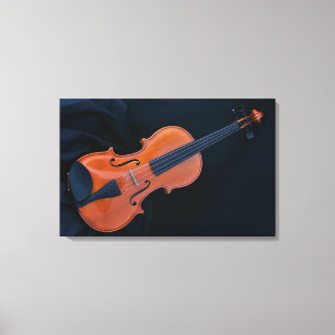 Impressão Em Tela Foto em Closeup de Violino