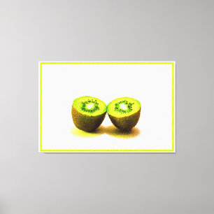 Impressão Em Tela Foto "Kiwwoute". Compre agora