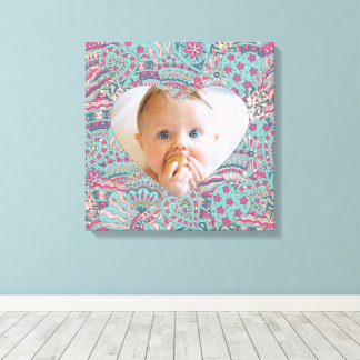 Impressão Em Tela Foto mínima elegante do coração