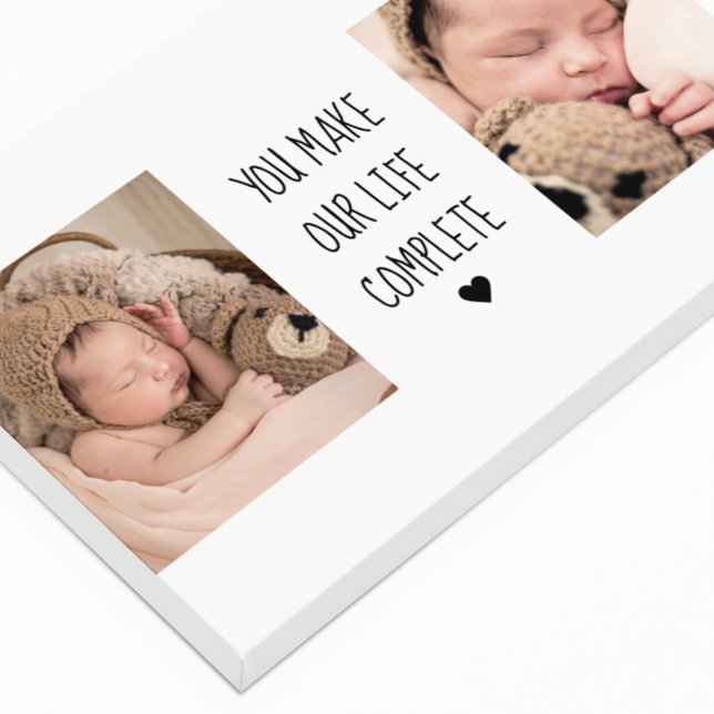 Impressão Em Tela Foto Moderna Dois | Você Faz Nossa Vida Completa (Criador carregado)