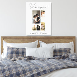 Impressão Em Tela Foto Moderna Estamos Comprometidos Noivado