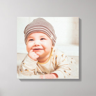 IMPRESSÃO EM TELA FOTO PERSONALIZADA DE BEBÊ