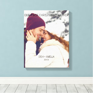 Impressão Em Tela Foto Personalizada de Casal Fofo