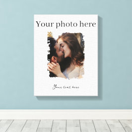 Impressão Em Tela Foto Personalizada de Casal Fofo