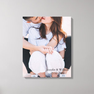 Impressão Em Tela Foto personalizada de casamento