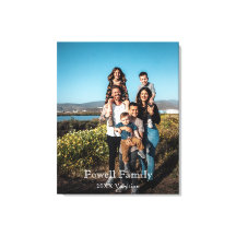 Foto Personalizada de Férias da Família Personaliz