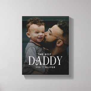 Impressão Em Tela Foto Personalizada de Tela do Melhor Papai Moderno