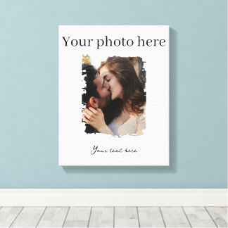 Impressão Em Tela Foto personalizada do Casal gráfico