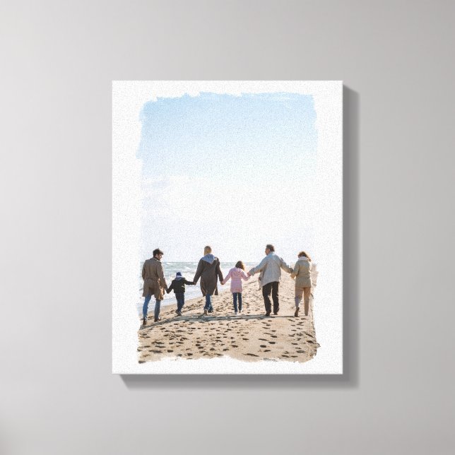 Impressão Em Tela Foto personalizada do quadro de traçado do pincel  (Frente)