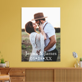 Impressão Em Tela Foto personalizada Faça dele um aniversário exclus