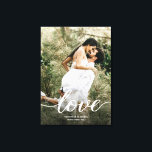 Impressão Em Tela Foto personalizada personalizada de Photo Love par<br><div class="desc">Apresentando nossa Impressão Personalizada de Script de Amor Foto de Casamento de Newlyweds — uma canvas eterno e romântica que captura a essência do seu dia especial. Essa tela personalizada transforma sua querida foto de casamento em uma bela guarnição, complementada por um roteiro elegante e fontes de tendências que expressam...</div>