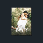 Impressão Em Tela Foto personalizada personalizada de Photo Love par<br><div class="desc">Apresentando nossa Impressão Personalizada de Script de Amor Foto de Casamento de Newlyweds — uma canvas eterno e romântica que captura a essência do seu dia especial. Essa tela personalizada transforma sua querida foto de casamento em uma bela guarnição, complementada por um roteiro elegante e fontes de tendências que expressam...</div>
