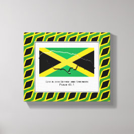 Impressão Em Tela Foto personalizável | Patriótico | JAMAICA