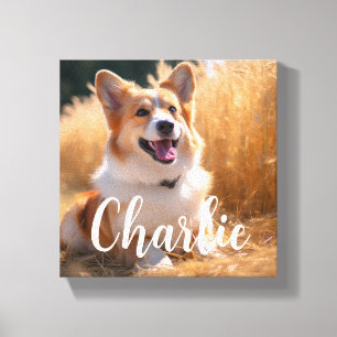 Impressão Em Tela Foto Pet Personalizada