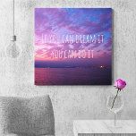 Impressão Em Tela Foto Sunset Do Oceano Roxo Sonho Que Faz Citação<br><div class="desc">"Se você pode sonhar, você pode fazer isso." Porque qualquer coisa é possível assim que você coloca sua mente nisso. Relaxe com esta canvas de arte da fotografia de um lindo, suavemente iluminado roxo, rosa e pôr do sol azul sobre o Oceano Pacífico. Faz um excelente de presente inspirador e...</div>