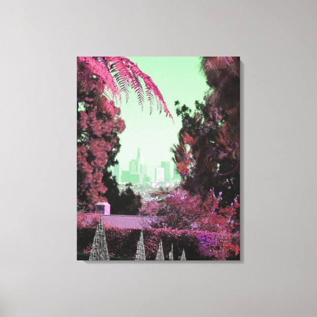 Impressão Em Tela Fotografia Artística em Árvore Retro Chic Californ (Frente)