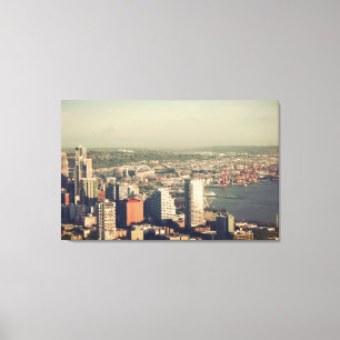 Impressão Em Tela Fotografia da arquitetura paisagística, cidade de