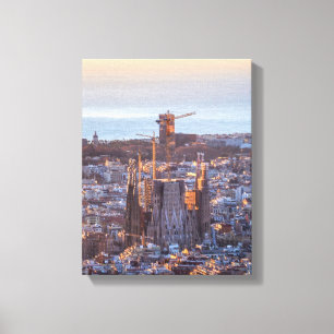 Impressão Em Tela fotografia da catedral com vista de pássaro
