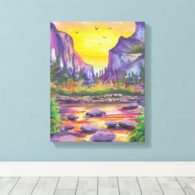 Impressão Em Tela Fotografia da Natureza Personalizada (Insitu(piso de madeira))