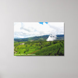 Impressão Em Tela Fotografia da Paisagem da Plantação de Chá Mountai