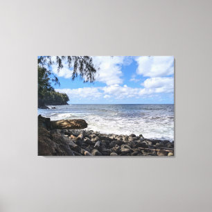 Impressão Em Tela Fotografia da Paisagem Natural Havaiana