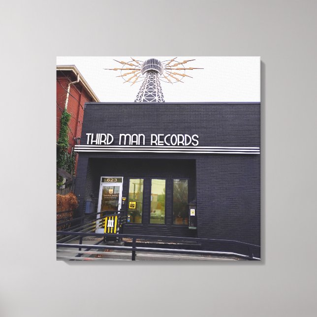 Impressão Em Tela Fotografia da rua Nashville (Frente)