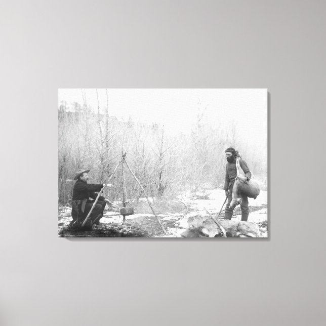 Impressão Em Tela Fotografia de Caro Hunt Perto de Deadwood (Frente)