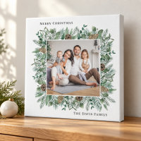 Fotografia de Natal com Verde Natal Rústico