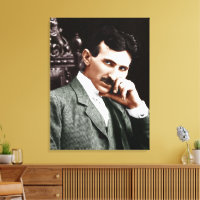 Fotografia de Nikola Tesla aos 40 anos