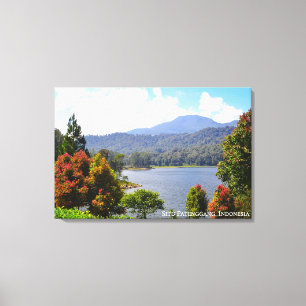 Impressão Em Tela Fotografia de Paisagem de Viagem do Lago Hill Indo