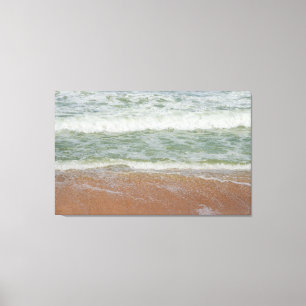 Impressão Em Tela Fotografia de praia Tropical Ondas Oceânicas Arei