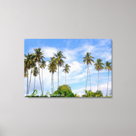 Impressão Em Tela Fotografia de Viagem da Paisagem da Ilha da Palmei