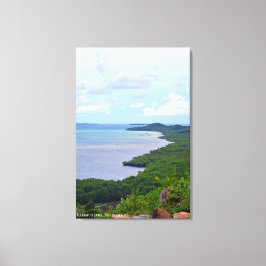 Impressão Em Tela Fotografia de viagem da paisagem da praia da costa