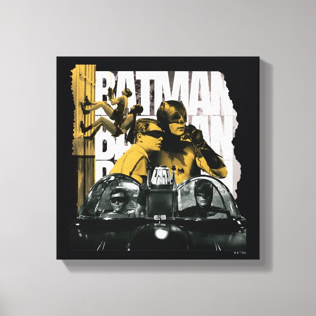 Impressão Em Tela Fotografia Dinâmica Duo Scrapbook (Frente)