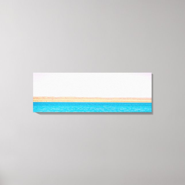 Impressão Em Tela Fotografia do Céu Terrestre Oceânico (Frente)