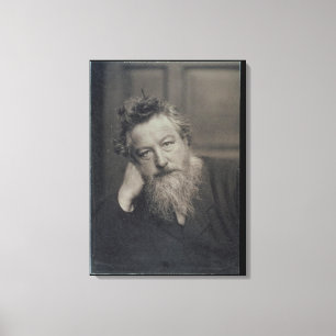 Impressão Em Tela Fotografia do retrato de William Morris (1834-96)