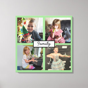 Impressão Em Tela Fotos de Família Personalizadas 
