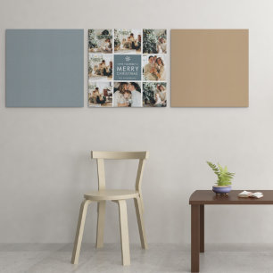 Impressão Em Tela Fotos de Feriado de Colagem   Feliz Natal   Presen