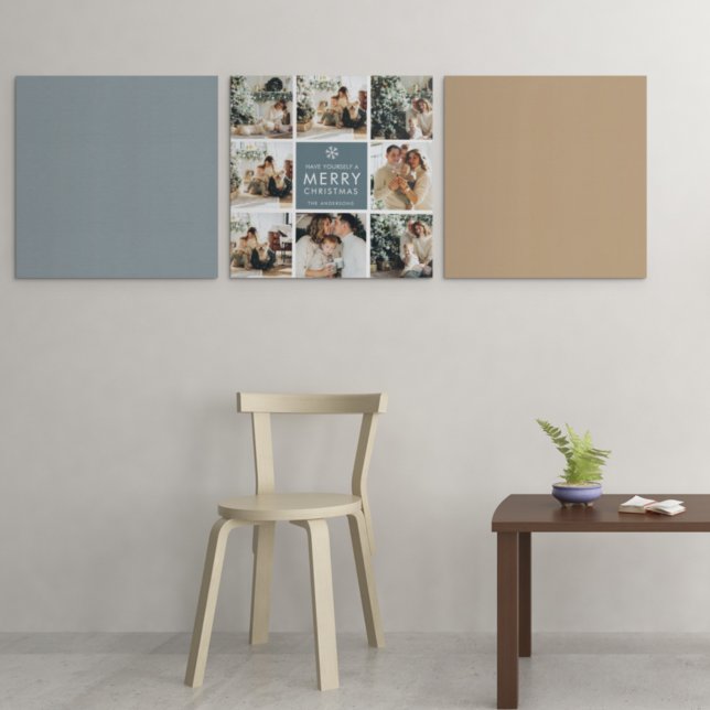 Impressão Em Tela Fotos de vários feriados | Feliz Natal | Presente (Criador carregado)