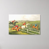 Fox Hunting, aquatinada por I. Clark, pub. por Tho