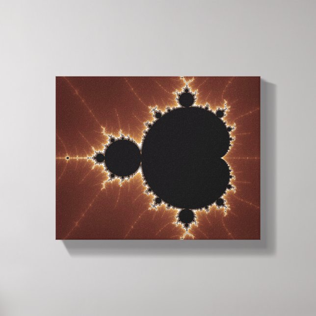 Impressão Em Tela Fractal de energia sutil (Frente)