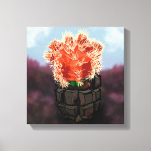Impressão Em Tela Fragmentary Cactus