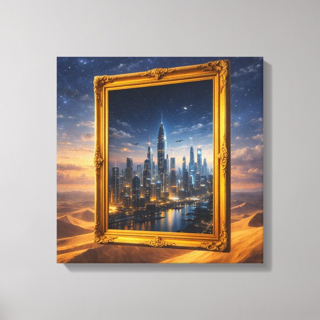 Impressão Em Tela Frame Without a Painting (Frente)