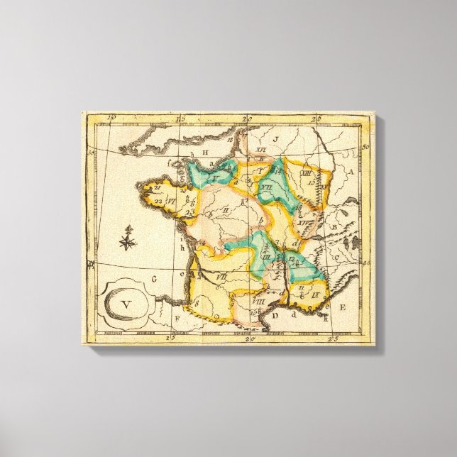 Impressão Em Tela França 8 (Frente)