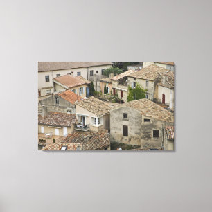 Impressão Em Tela França, Vaison la Romaine. Olhando para baixo em